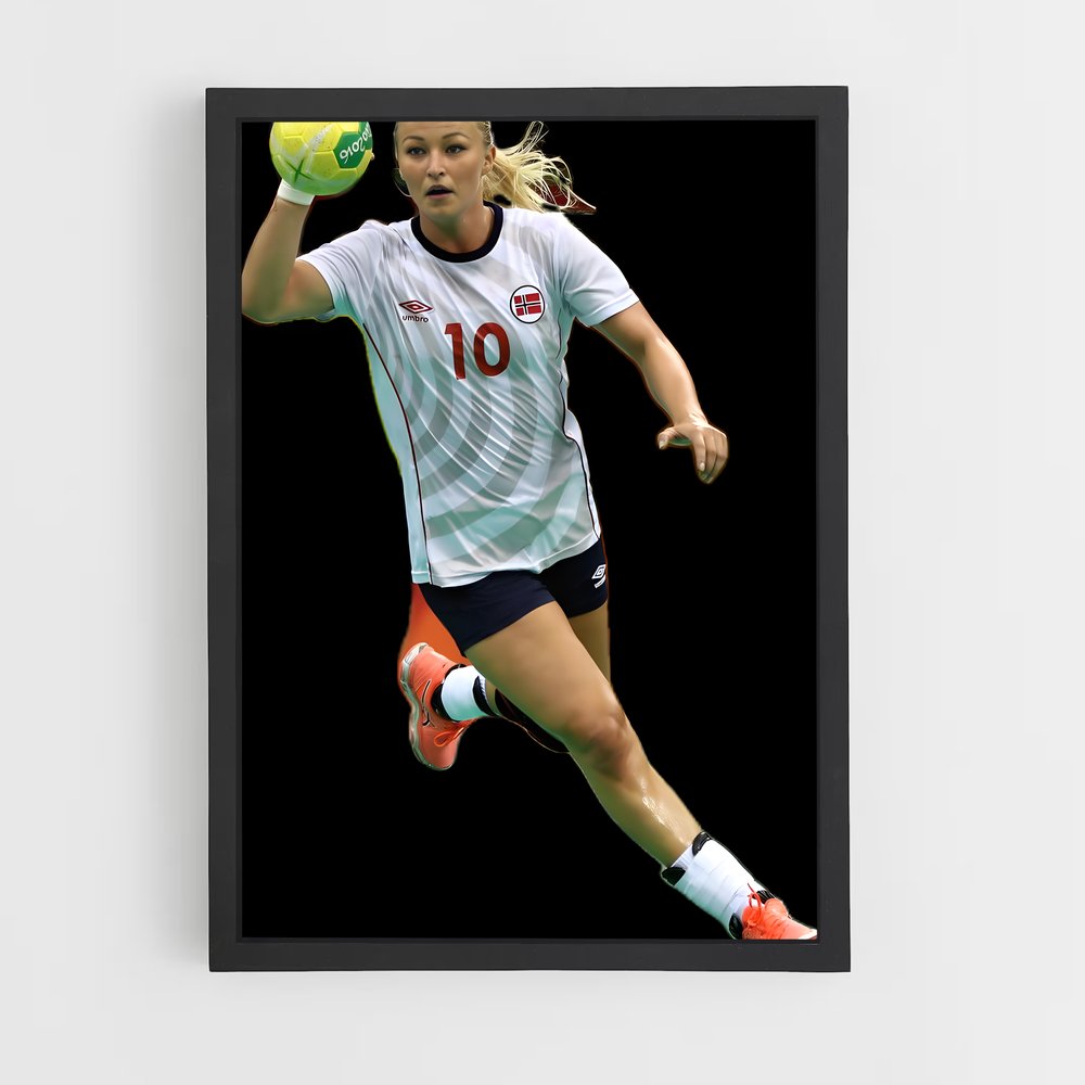 Poster Stine bredal – affiche Handball (vue 2)